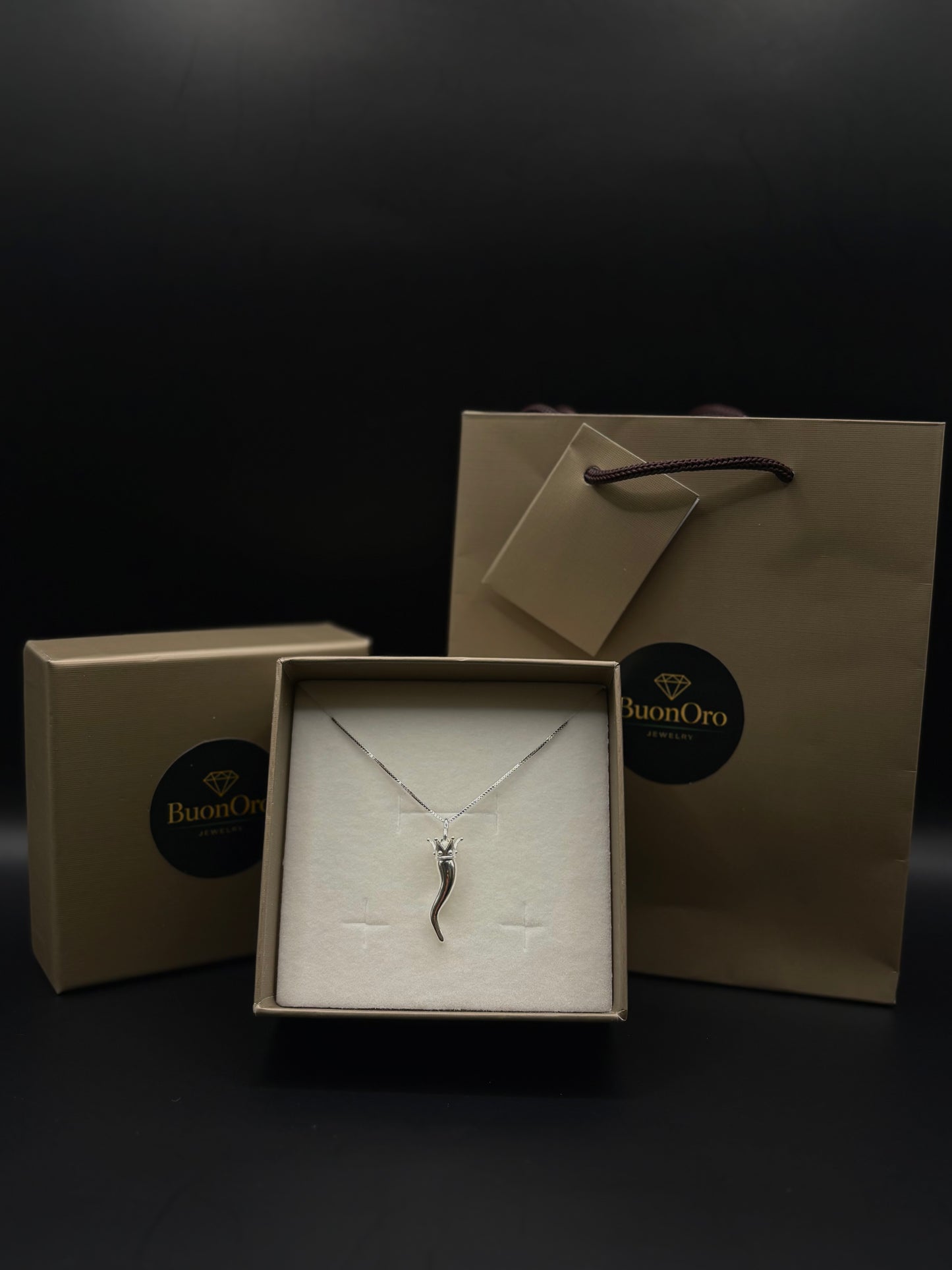 Silver chain with pendant made of 925 sterling silver