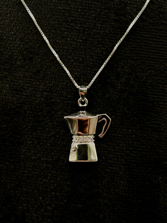 Silver chain with pendant made of 925 sterling silver