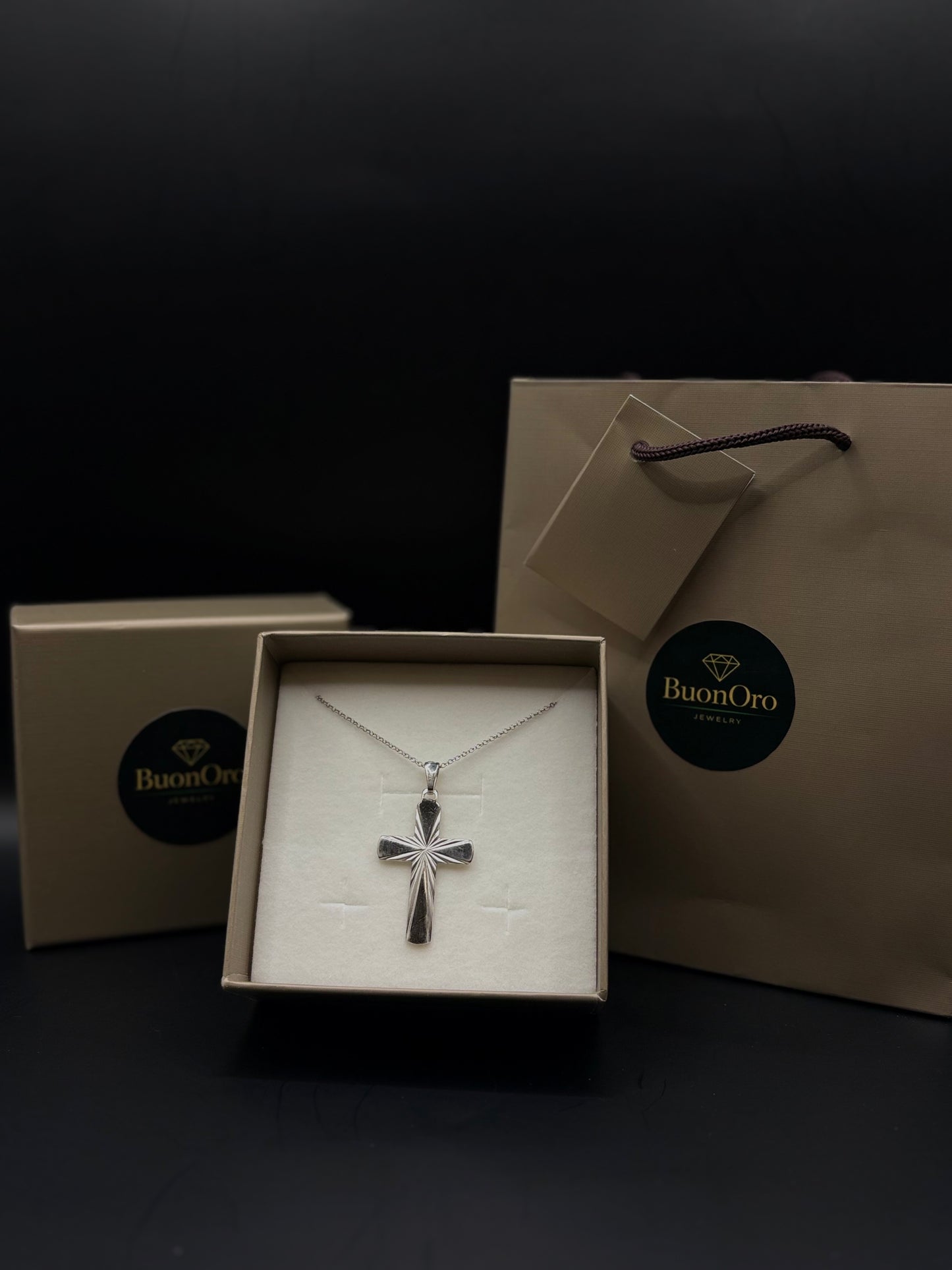 Kreuz Halskette aus 925 Sterling Silber – Klassisch & Zeitlos