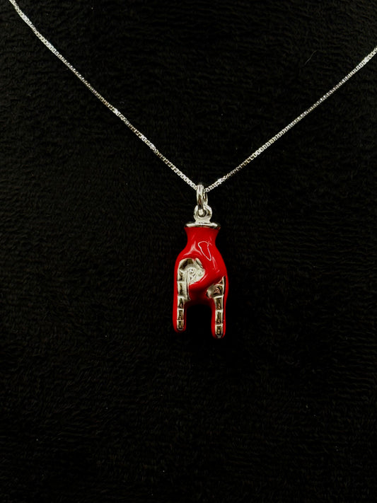 Silver chain with pendant made of 925 sterling silver