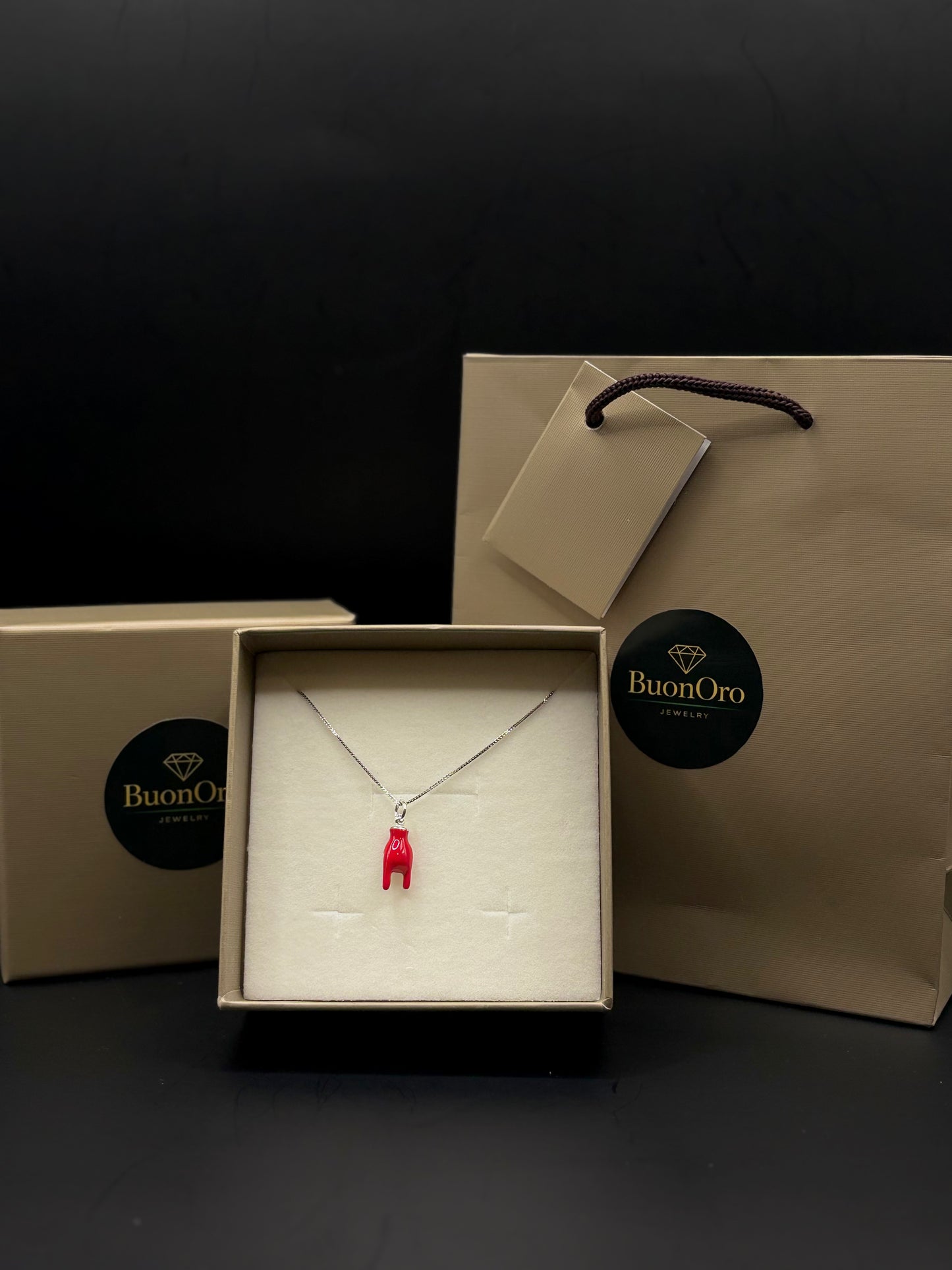 Silver chain with pendant made of 925 sterling silver