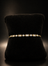 Elegantes Zirkonia-Armband aus vergoldetem 925 Sterling Silber