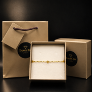 Clover bracelet in gold-plated 925 sterling silver