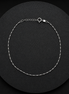 Deliziosa cavigliera in argento sterling 925 – design a sfere e maglie