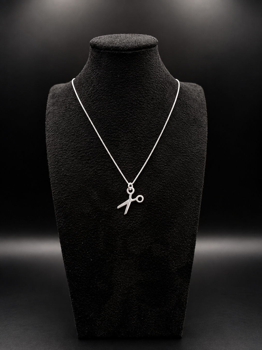Scheren-Kette aus 925 Sterling Silber