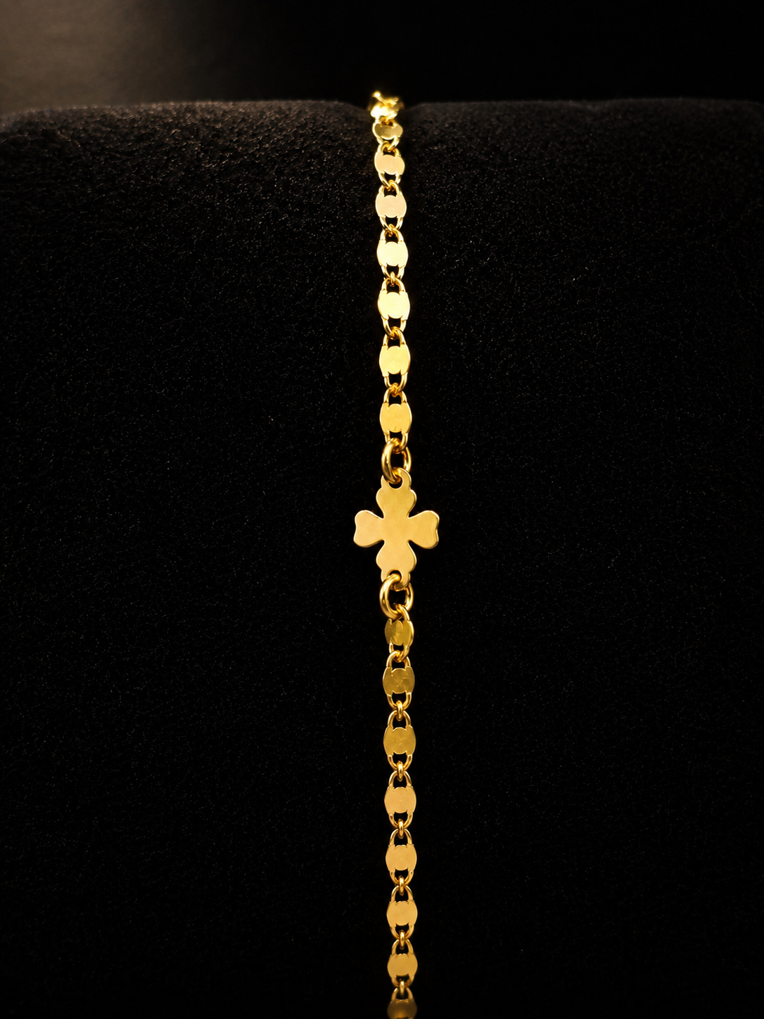Clover bracelet in gold-plated 925 sterling silver