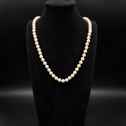 Collier de perles en argent sterling 925 – 50 cm