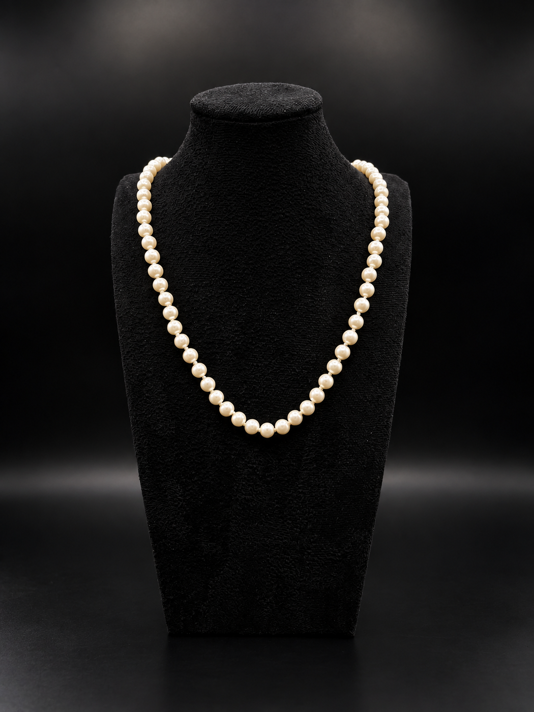 Perlenkette aus 925 Sterling Silber – 50 cm