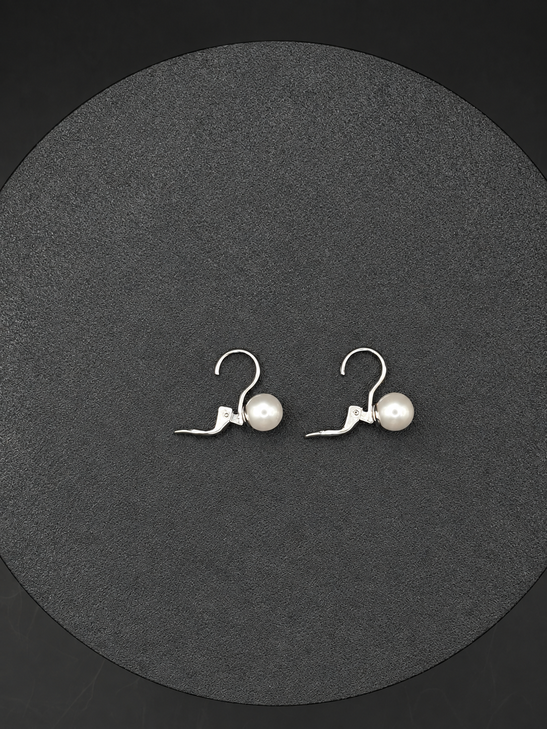 Perlen-Ohrhänger aus 925 Sterling Silber – 8 mm