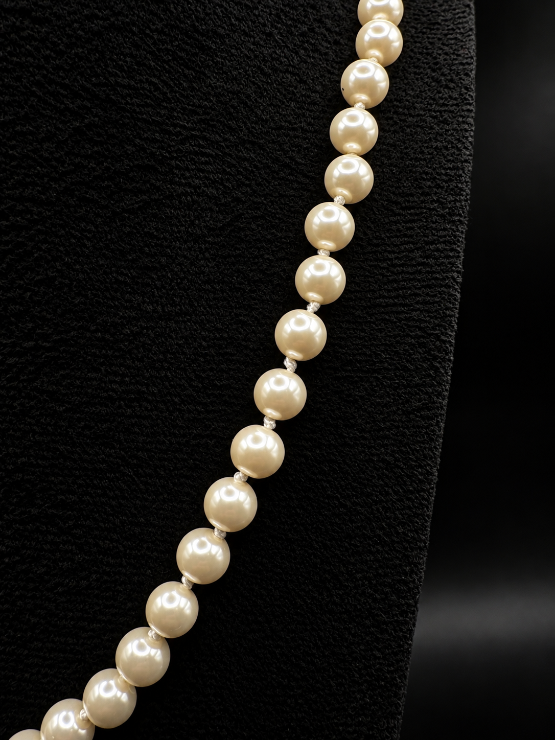Perlenkette aus 925 Sterling Silber – 50 cm