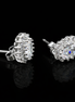 Elegant cubic zirconia stud earrings