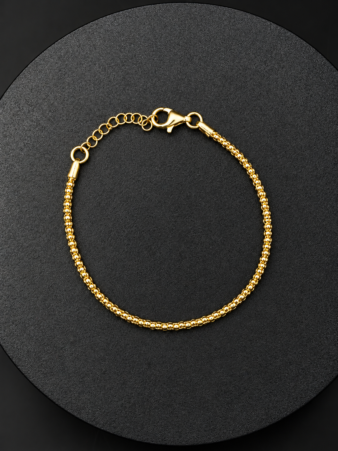 Perlenarmband aus 925 Sterling Silber vergoldet