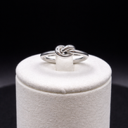 Knotenring aus 925 Sterling Silber