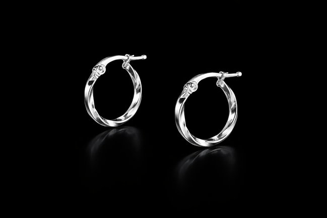 Creolen aus 925 Sterling Silber