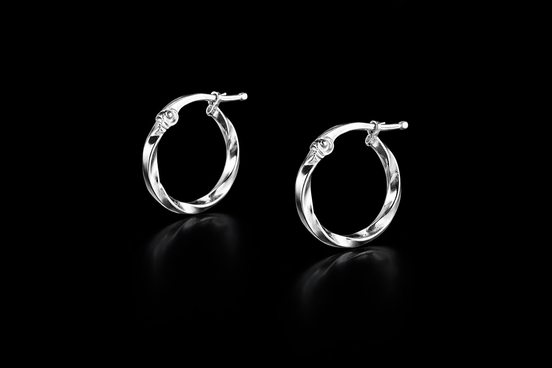 Creolen aus 925 Sterling Silber