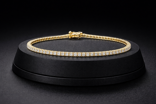Bracciale tennis arcobaleno, 17 cm, in argento sterling 925 con chiusura a cerniera 