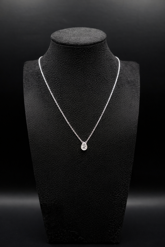 Chaîne en argent avec pendentif en argent sterling 925