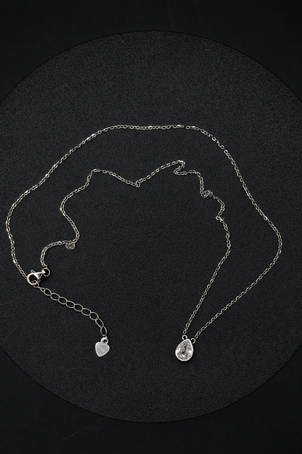 Catena in argento con pendente in argento sterling 925 
