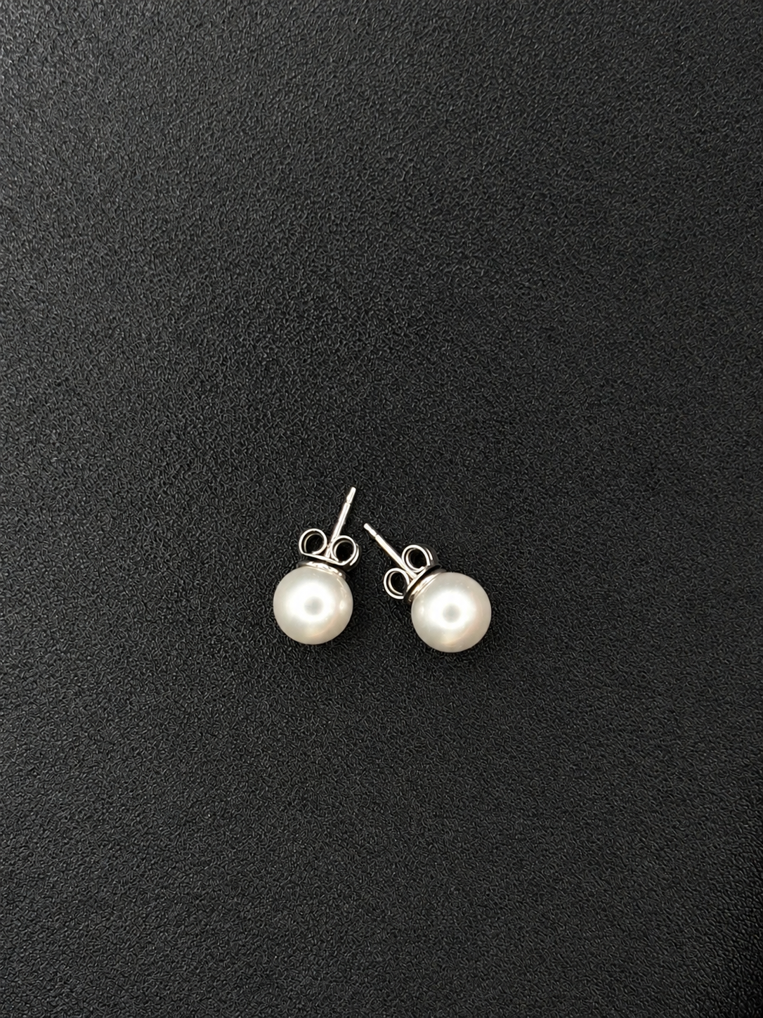 Perlen-Ohrstecker aus 925 Sterling Silber – 8 mm