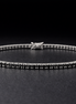 Tennis-Armband 16 cm aus 925 Sterling Silber mit Klappverschluss