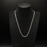 Chaîne maille gourmette 50 cm en argent sterling 925 – Classique et intemporelle
