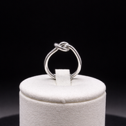 Knotenring aus 925 Sterling Silber