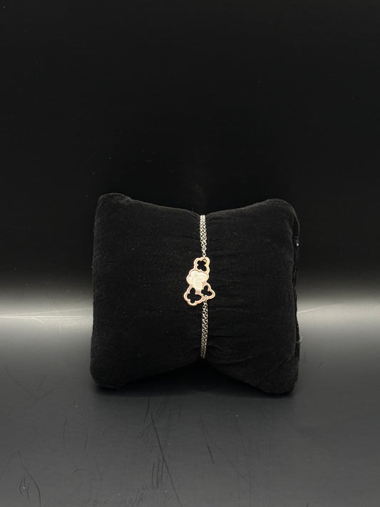 Armband aus 925 Sterling Silber mit Schmetterlingsmotiv