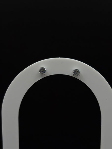 Parure di gioielli in argento sterling 925 con zircone azzurro 