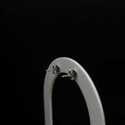 Parure di gioielli in argento sterling 925 con zircone azzurro 