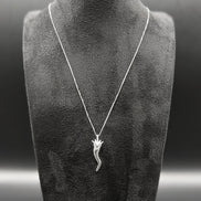 Silver chain with pendant made of 925 sterling silver 