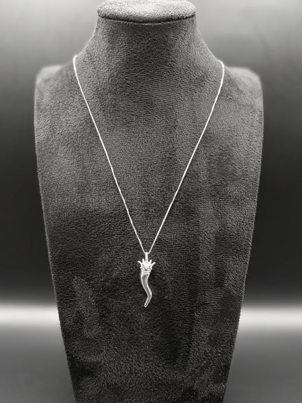 Silver chain with pendant made of 925 sterling silver 