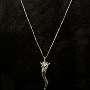 Silver chain with pendant made of 925 sterling silver 