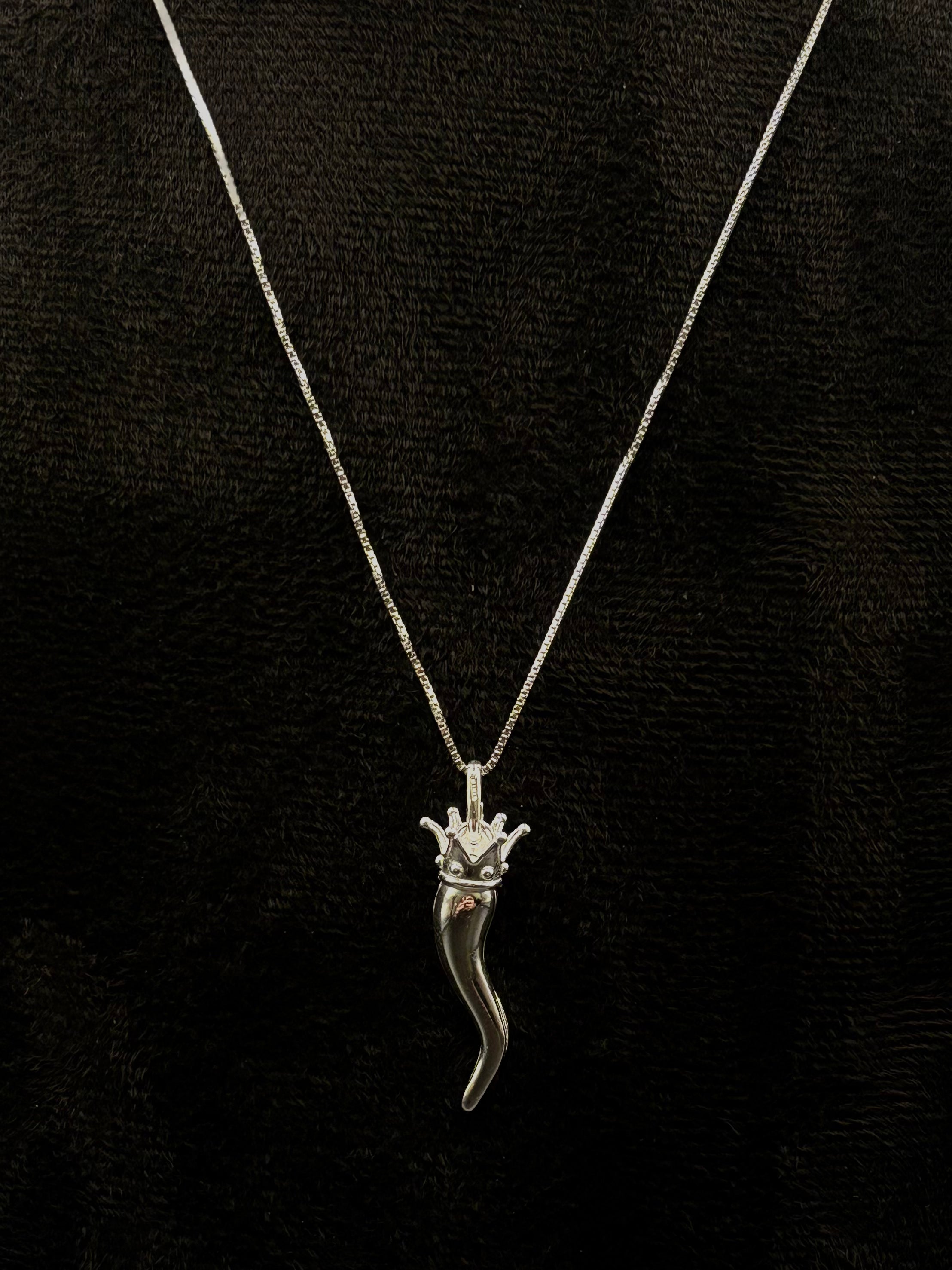 Silver chain with pendant made of 925 sterling silver 