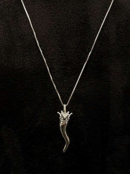 Silver chain with pendant made of 925 sterling silver 