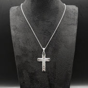 Collana a croce in argento sterling 925 – Classica e senza tempo