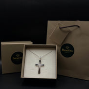 Collana a croce in argento sterling 925 – Classica e senza tempo