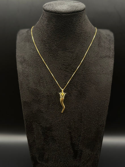 Catena in argento con pendente in argento sterling 925 