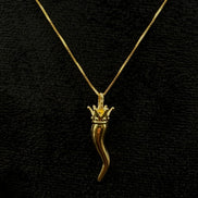 Catena in argento con pendente in argento sterling 925 
