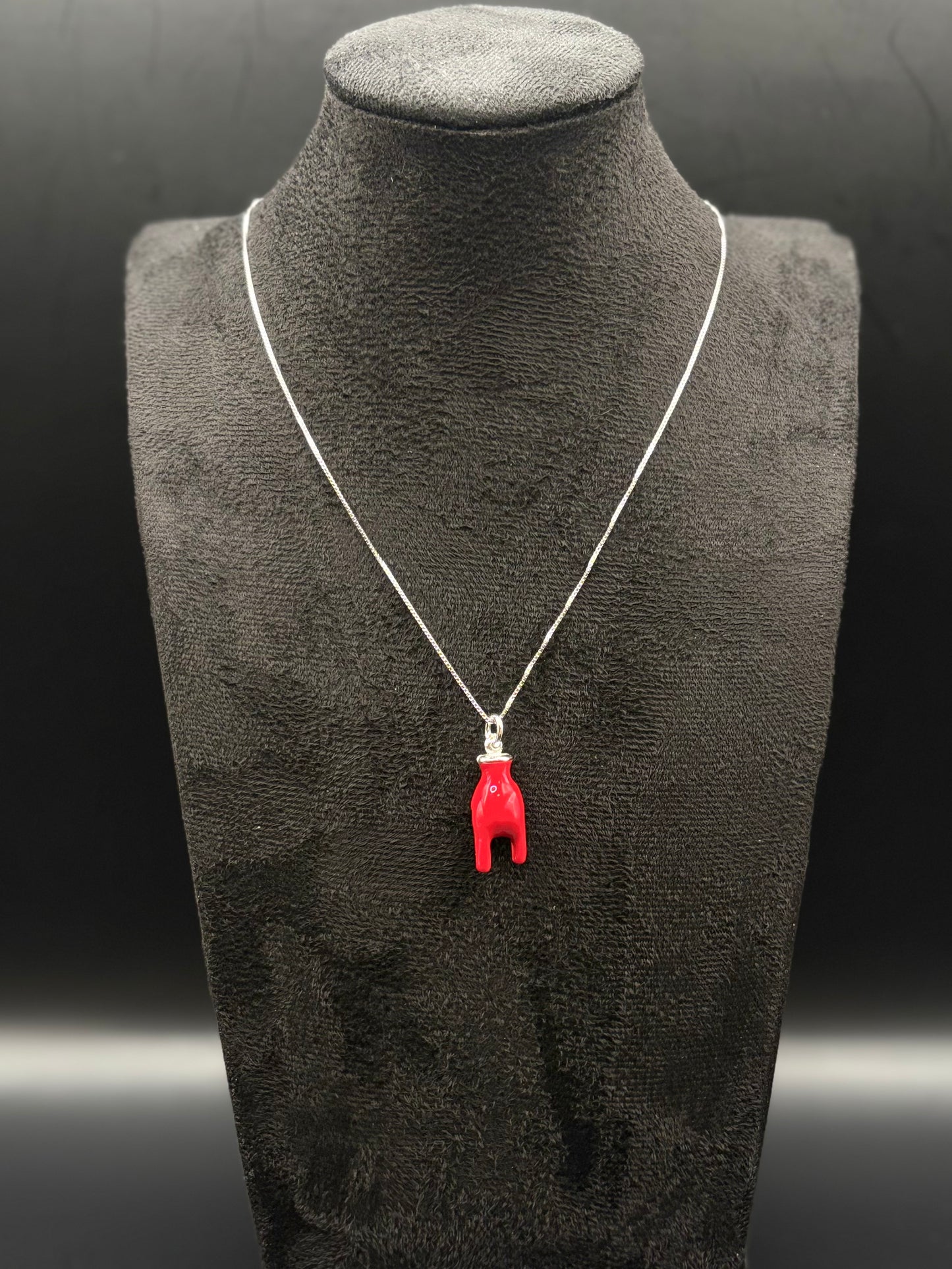 Silver chain with pendant made of 925 sterling silver 