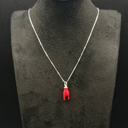 Catena in argento con pendente in argento sterling 925 
