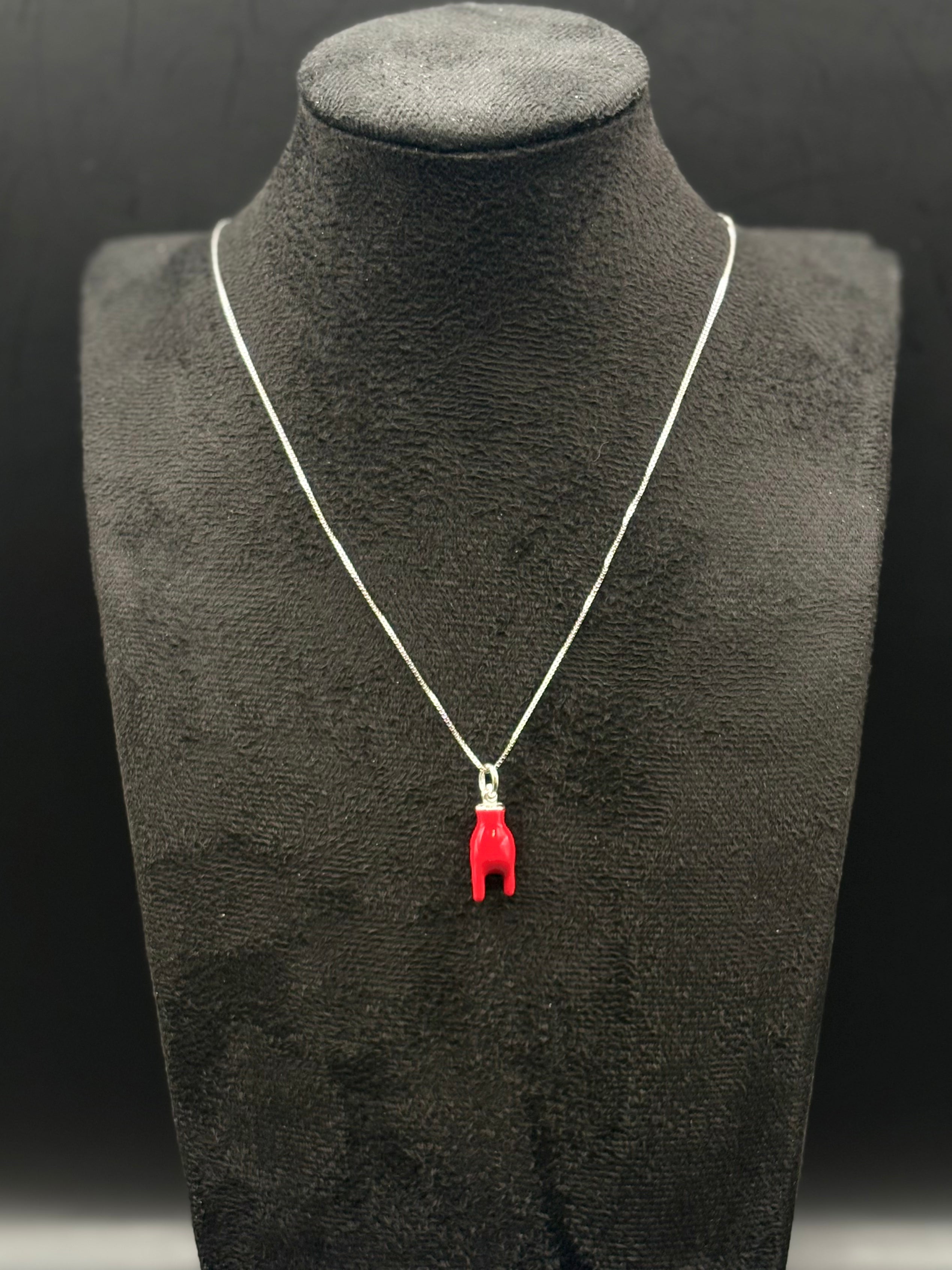 Catena in argento con pendente in argento sterling 925 