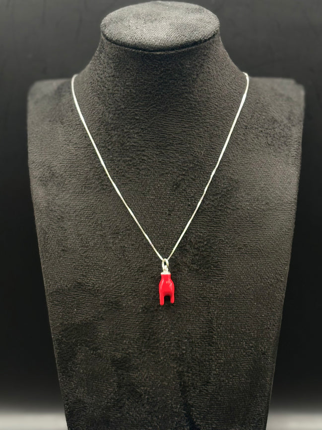 Catena in argento con pendente in argento sterling 925 
