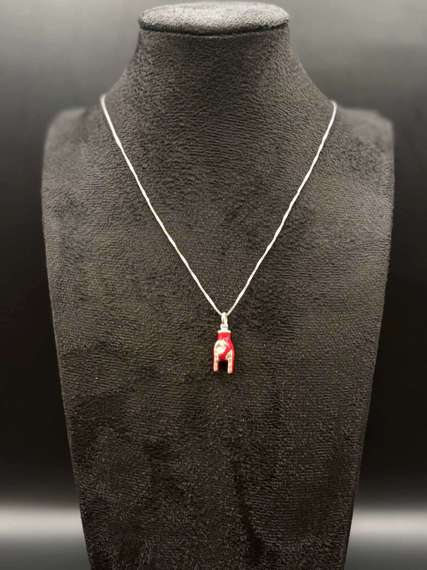Silver chain with pendant made of 925 sterling silver 