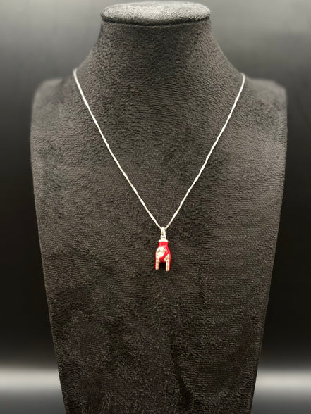Catena in argento con pendente in argento sterling 925 