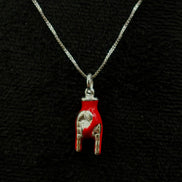 Catena in argento con pendente in argento sterling 925 