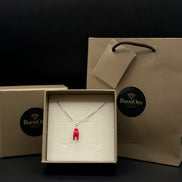 Catena in argento con pendente in argento sterling 925 