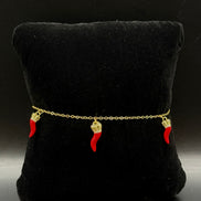 Corno Armband mit Zirkonia aus 925 Sterling Silber vergoldet