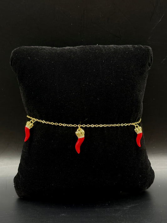 Corno Armband mit Zirkonia aus 925 Sterling Silber vergoldet