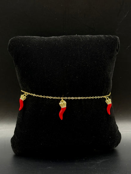 Corno Armband mit Zirkonia aus 925 Sterling Silber vergoldet