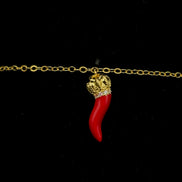 Corno Armband mit Zirkonia aus 925 Sterling Silber vergoldet